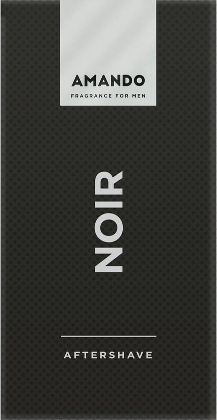 Amando Noir Aftershave - Mannelijke klassieke parfum met kruidige houtgeuren - 6 x 100 ml