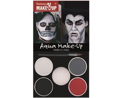 Faram Party Horror zombie/ vampier/ day of the dead schmink - rood zwart grijs wit - Halloween schmink