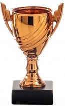 Coupe trophée en bronze troisième prix 13 cm