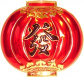 Chinese wanddecoratie schild 54 x 60 cm - Chinees feest thema versieringen