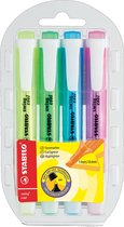 Markeerstift STABILO Swing Cool 275/4 etui à 4 kleuren - 5 stuks