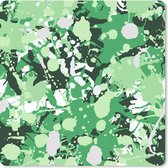 Muismat XXL - Bureau onderlegger - Bureau mat - Patronen - Groen - Camouflage - 60x60 cm - XXL muismat