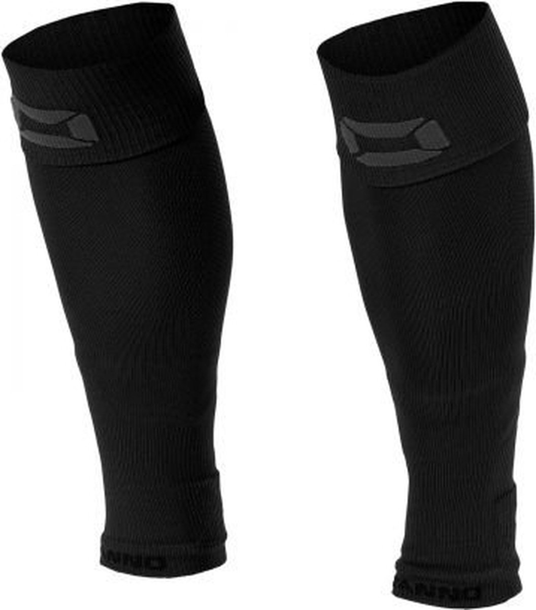 Stanno Move Footless Socks - Voetbal - Zwart - Voetloze sokken - Schoenmaat 34-38
