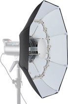 Neewer -Opvouwbare Beauty-Dish Octagonaal 70cm met Centrale Reflector Schijf, Afneembare Voorste Diffuser en Bowens Speedring voor Monolicht Studioflits in Portret- en Evenementenfotografie