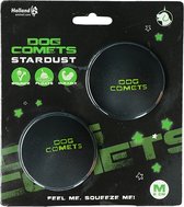 Dog Comets Ball Stardust - Hondenspeelgoed - Hondenbal - Ø6 cm - 2-pack - Natuurlijk rubber - Groen