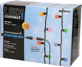 Lumineo Kerstverlichting - 100 LED - multi-kleur - schakelbaar - 10 meter
