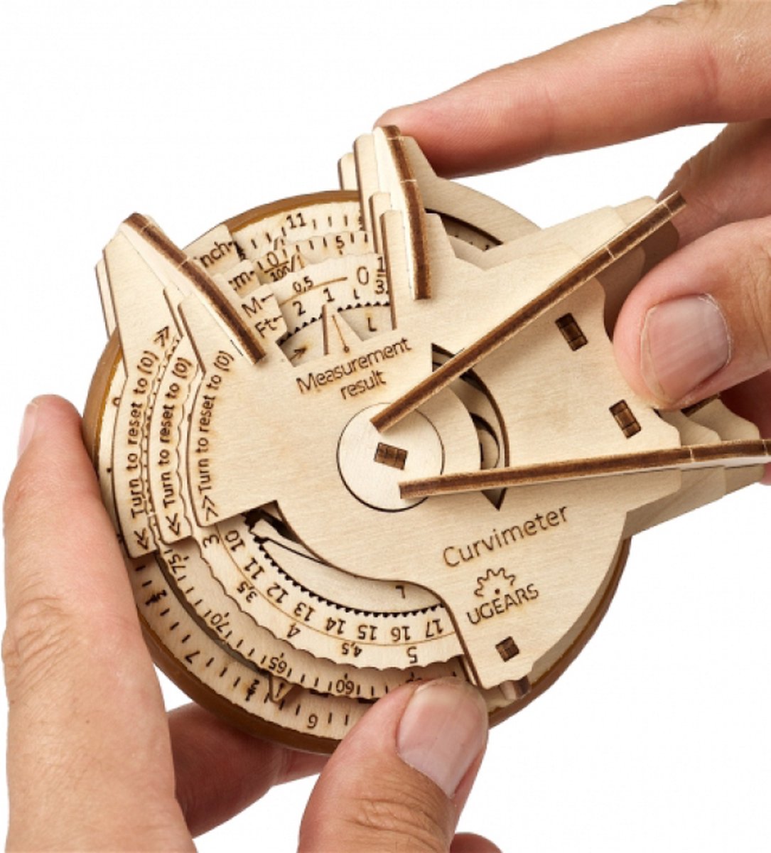 UGEARS Houten 3D Model - Stem Lab - Krommingsmeter — afbeelding 10