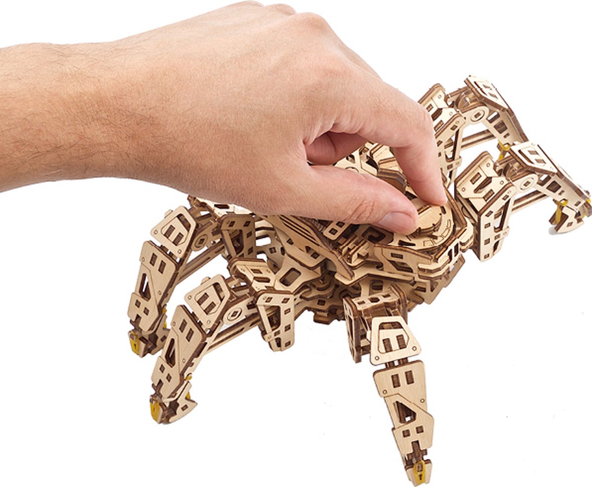UGEARS Houten 3D Model - Hexapod Verkenner — afbeelding 12