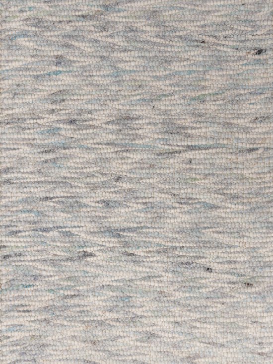 MOMO Rugs Tremezzo 54 Vloerkleed - 60x90  - Rechthoek - Laagpolig,Structuur Tapijt - Landelijk - Blauw, Meerkleurig, Wit