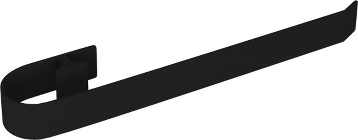 Eastbrook- Tunstall verticaal Handdoekhanger mat zwart 42cm