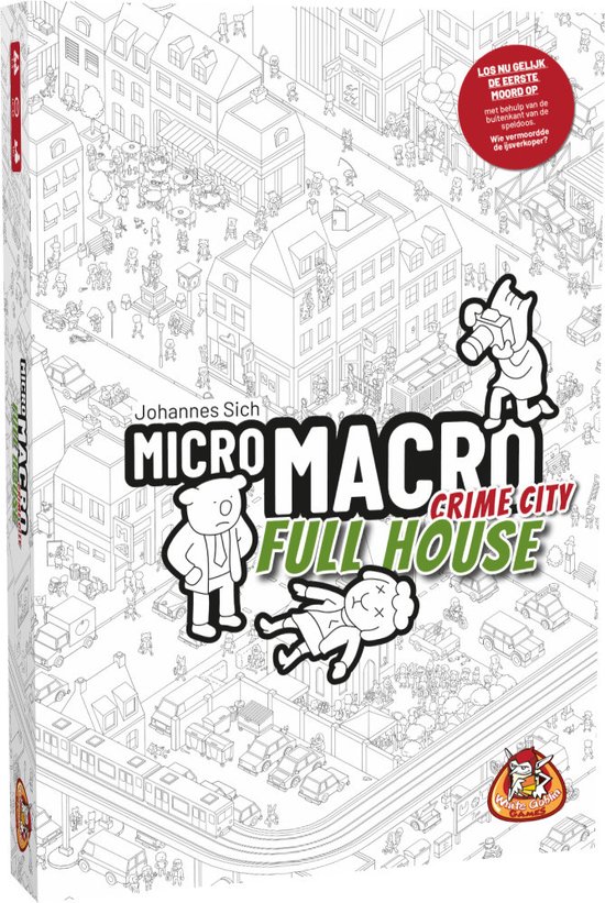 White Goblin Games Micromacro: Crime City - Full House- Kaartspel / Coöpspel - Nederlandstalige editie