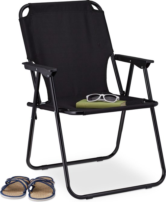 Chaise de camping Relaxdays - chaise pliante camping - chaise de plage -  chaise de... | bol