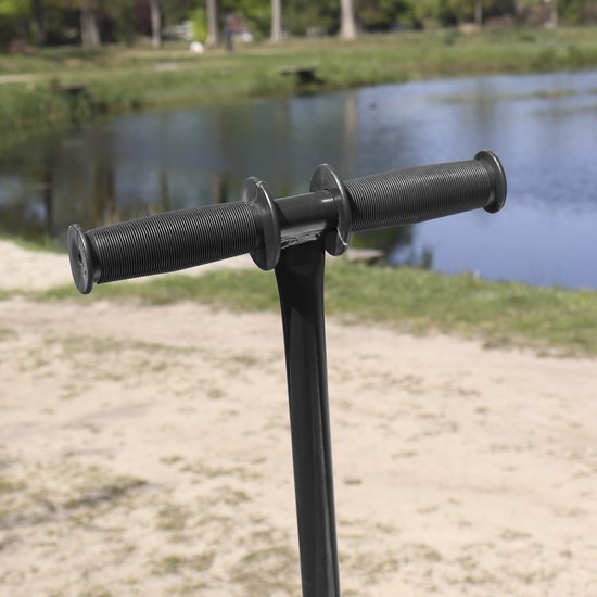 Sunny Billy Beach Wagon Bolderkar Antraciet - Blank hout - Bolderwagen met luchtbanden - 94x61x97cm