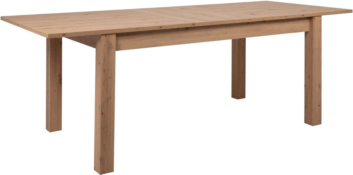 Eettafel Breanna 160/215 X 90 Cm-artisanale Eik