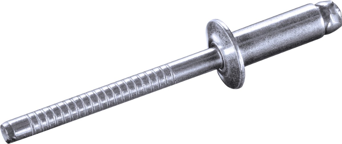 GOEBEL® - 500 x Blindklinknagels 4 x 12 mm - RVS A2 / RVS A2 - Vlakke kop - STANDARD - 7030140120 - ISO15983 - Popnagel