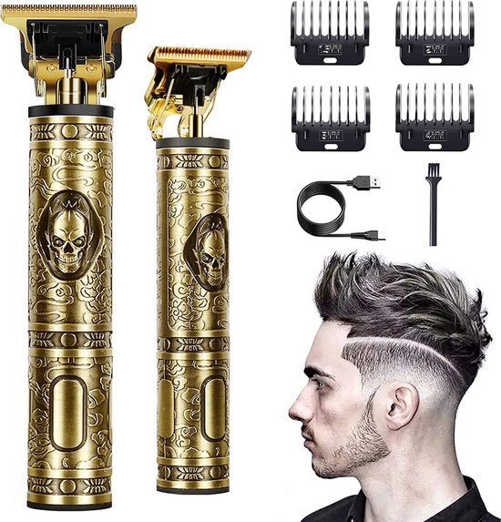 Tondeuse à cheveux pour hommes - avec différents accessoires - Tondeuse à cheveux de Luxe