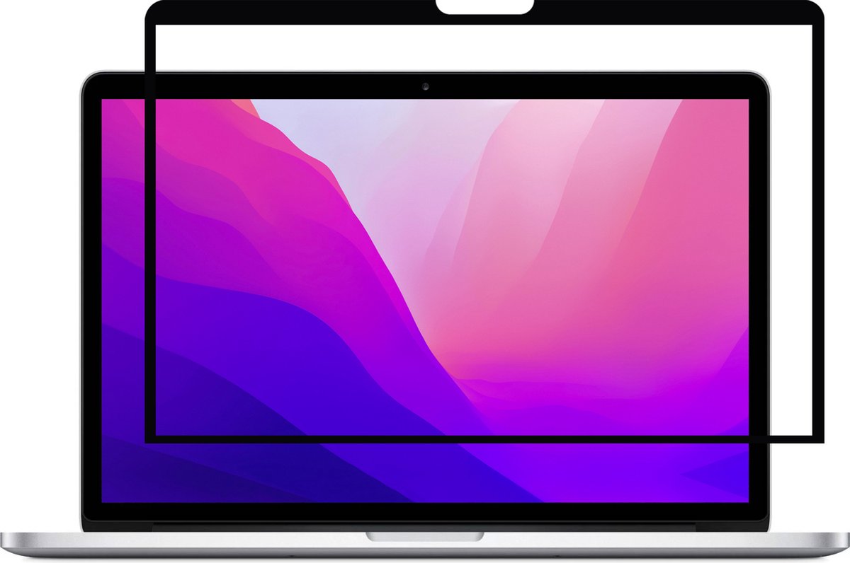 GrizzlyCoat - Apple MacBook Pro 15 Inch (2012-2015) Screenprotector Anti-Glare Folie - Case Friendly - Zwart