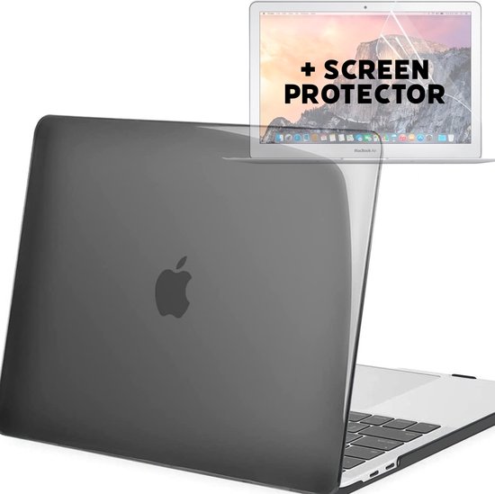 Coque Macbook Air M1 2020/2021 avec protection d'écran Macbook Air (A2337)  - Coque | bol