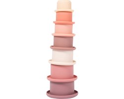 foto van Bo Jungle B-Stacking Bath Lovely Pink Stapelbekers B900250