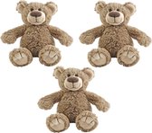 3x stuks happy Horse pluche knuffel beer Bella 22 cm - Dieren speelgoed beren knuffels