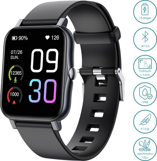 Shopsmart® Luxe Smartwatch voor Dames en Heren Stappenteller GPS