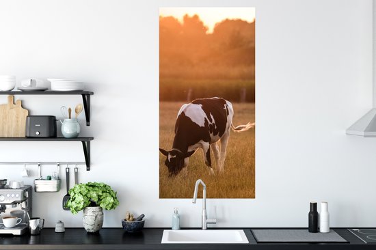 Affiche Vache - Soleil - Animaux - 60x120 cm