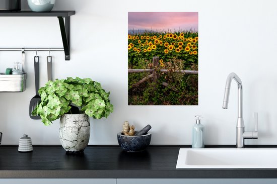 Affiche Tournesol - Fleurs - Plantes - 30x40 cm