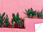 Poster Planten - Zomer - Verf - 80x60 cm