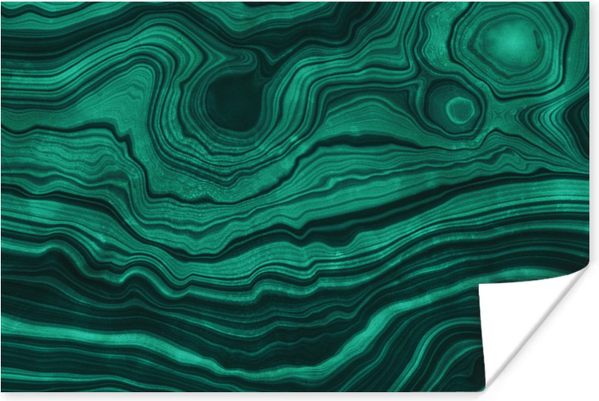 Poster Agaat - Edelstenen - Geode - 60x40 cm