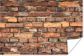 Affiche Brique - Murs - Rouge - Marron - 60x40 cm