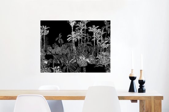 Affiche Palmier - Jungle - Tropical - 80x60 cm