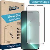 iPhone 14 Pro Max screenprotector - Full Cover - Gehard glas - Zwart - Just in Case