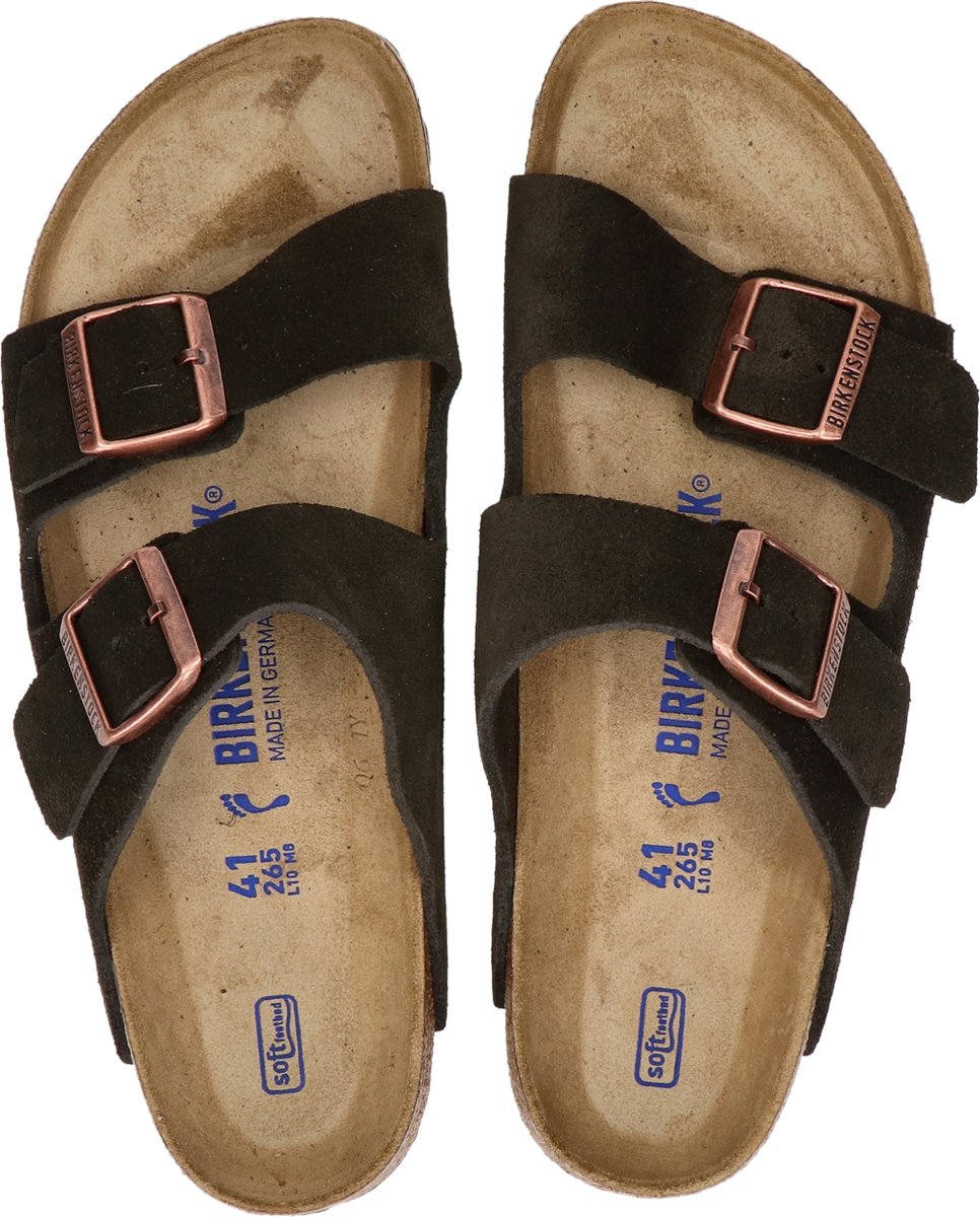 Birkenstock Arizona SFB VL Narrow Dames Slippers - Mocca - Maat 41 | bol.com