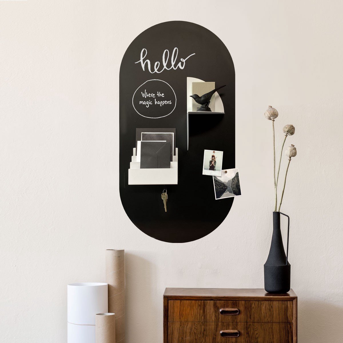 Groovy Magnets Krijtbord magneetsticker ovaal