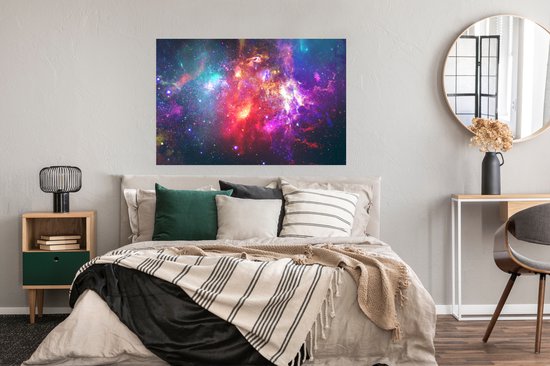 Affiche Etoiles - Couleurs - Espace - 120x80 cm