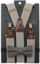 Sir Redman - bretels combi pack - Kealan Recycled - taupe / grijs / bruin / lichtblauw