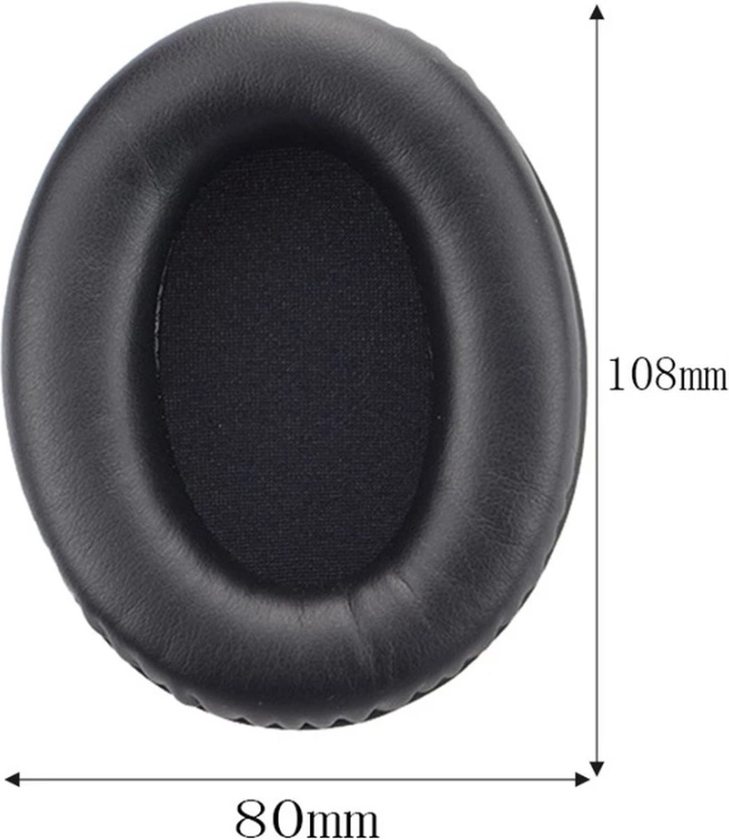 BukkitBow - Oorkussen Set voor Sony koptelefoon - Geschikt voor Sony WH-1000XM3 - Vervangkussens / Earpads voor Sony Koptelefoon - Zwart