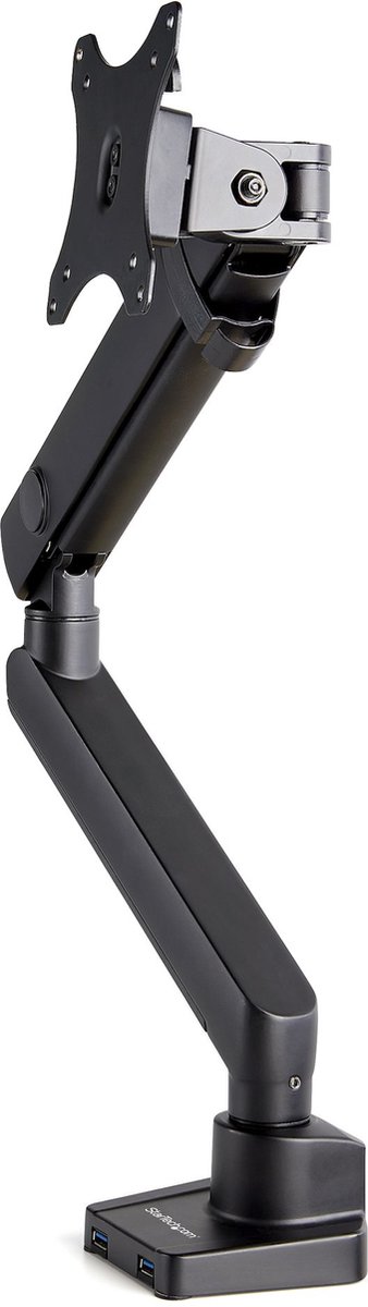 StarTech.com ARMSLIM2USB3 flat panel bureau steun 86,4 cm (34") Klem Zwart