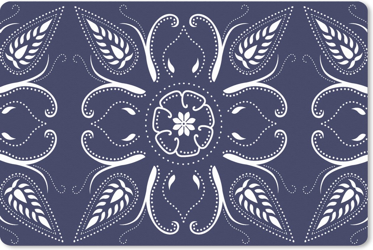 Muismat XXL 90x60 cm - Bureau onderlegger - Bureau mat Design - Mandala - Bohemian - Bureaumat - Gaming mousepad xl - Bureaulegger groot - Computer deskmat