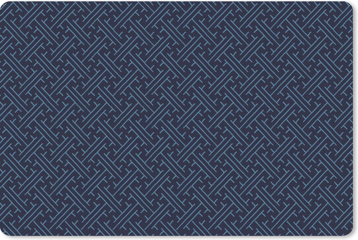 Muismat XXL 120x80 cm - Bureau onderlegger - Bureau mat Japans - Patronen - Geometrie - Bureaumat - Gaming mousepad xl - Bureaulegger groot - Computer deskmat