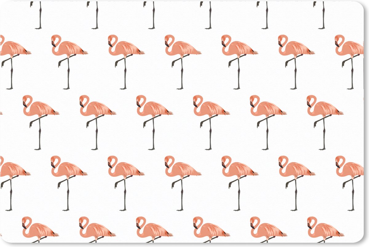 Muismat XXL 120x80 cm - Bureau onderlegger - Bureau mat Patronen - Vogel - Flamingo - Bureaumat - Gaming mousepad xl - Bureaulegger groot - Computer deskmat