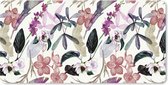 Tapis de souris XXL - Sous-main - Tapis de bureau - Jungle - Fleurs - Vintage - Motifs - 90x45 cm - Tapis de souris XXL