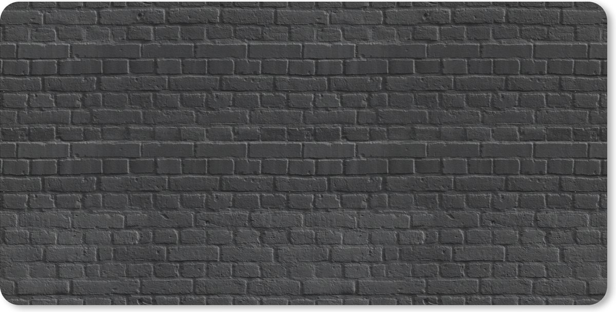 Muismat XXL 120x60 cm - Bureau onderlegger - Bureau mat Muur - Zwart - Chic - Patronen - Bureaumat - Gaming mousepad xl - Bureaulegger groot - Computer deskmat