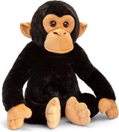 Pluche knuffel dieren chimpansee aap 45 cm - Knuffelbeesten apen speelgoed