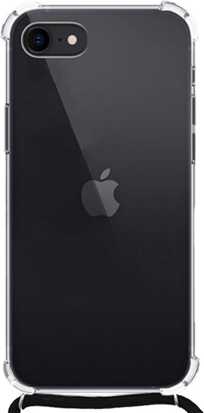 Coque iPhone SE 2022 Transparente Avec Cordon Antichoc - Coque iPhone SE 2022 Avec Cordon - Coque iPhone SE 2022 Transparente