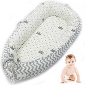 Babynestje / Babynest - Premium kwaliteit, confort katoen, Babybedje, Bumper voor babybedje, knuffelnest voor babybedje