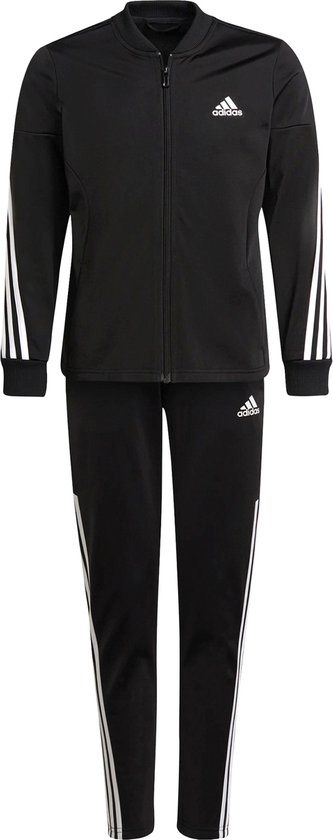 adidas 3-Stripes Tricots Poly Joggingpak Trainingspak Vrouwen - Maat 140 |  bol.com