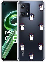 Realme 9 5G Hoesje Chillin like a penguin - Designed by Cazy