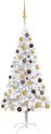 vidaXL-Kunstkerstboom-met-verlichting-en-kerstballen-150-cm-PET-zilver