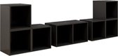 vidaXL-6-delige-Tv-meubelset-spaanplaat-grijs